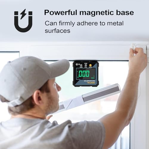 Niveau magnétique électronique avec affichage LED haute précision d'angle