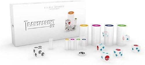 Space Cowboys Time Stories - Juego de expansión transparente – ¡Mejora tus aventuras de viaje en el tiempo! Juego de estrategia cooperativa para