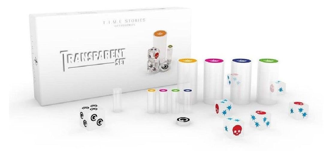 Space Cowboys TIME Stories Transparent Set Expansion - Enhance Your Time-Travel Adventures! Cooperative Strategy Game for Kids and Adults, Ages 12+, 2-4 Players, 60 Minute Playtime, Made