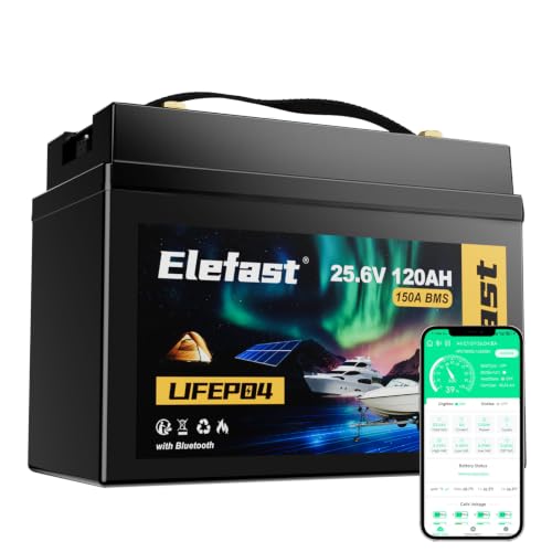 ELEFAST 24V 120Ah LiFePO4 Battery