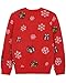 Twekfish Boy's Novelty Ugly Christmas Sweater, Youth Kids Funny Santa Dinosaur Dino Xmas Sweaters, Long Sleeve Warm Winter Pullover