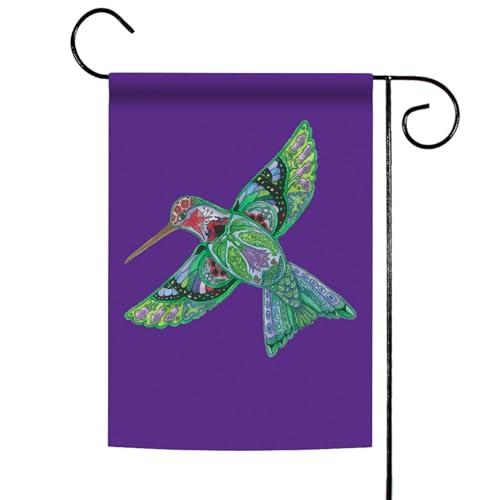 Toland Home Garden 1110046 Animal Spirits-Hummingbird 12.5 x 18 Inch Decorative, Garden Flag-12.5