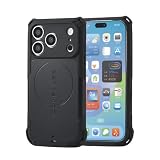 エレコム iPhone18 Pro 用 ケース 耐衝撃 ZEROSHOCK MAGKEEP ワイヤレス充電対応 衝撃吸収 レンズ保護 ハニカム構造 落下試験クリア 傷防止 ブラック PM-A26CZEROKMBK
