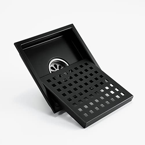 Grille d'égout et couvercle de drain de sol 6 pouces pour douche italienne