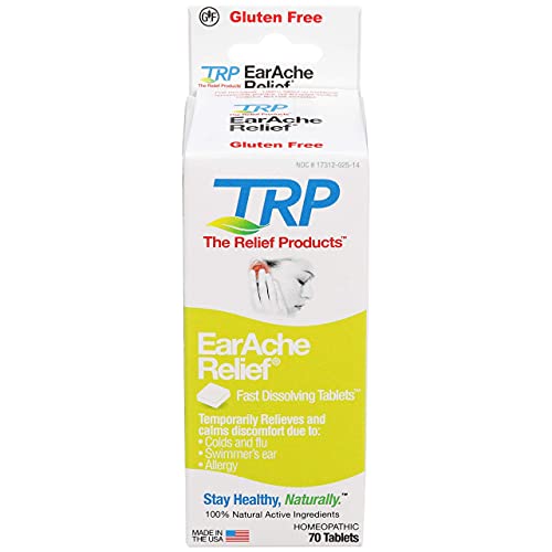 The Relief Products Earache Relief Tablets, 70 Count #TOP6