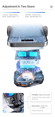 Image of Ohito Best Semiconductor Heat Sink Pubg Gaming Thermal Cooling Pad Cell Phone Cooler Compatible with Ios and Android Sl16