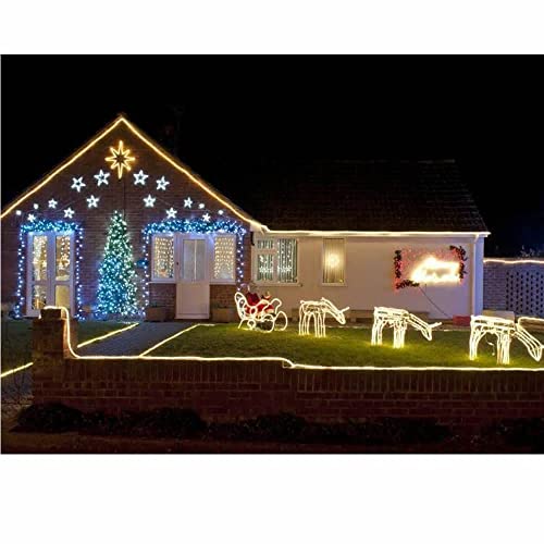 Mangueira Luminosa LED Branco Corda Natal Rolo 100mt 220v - 1096