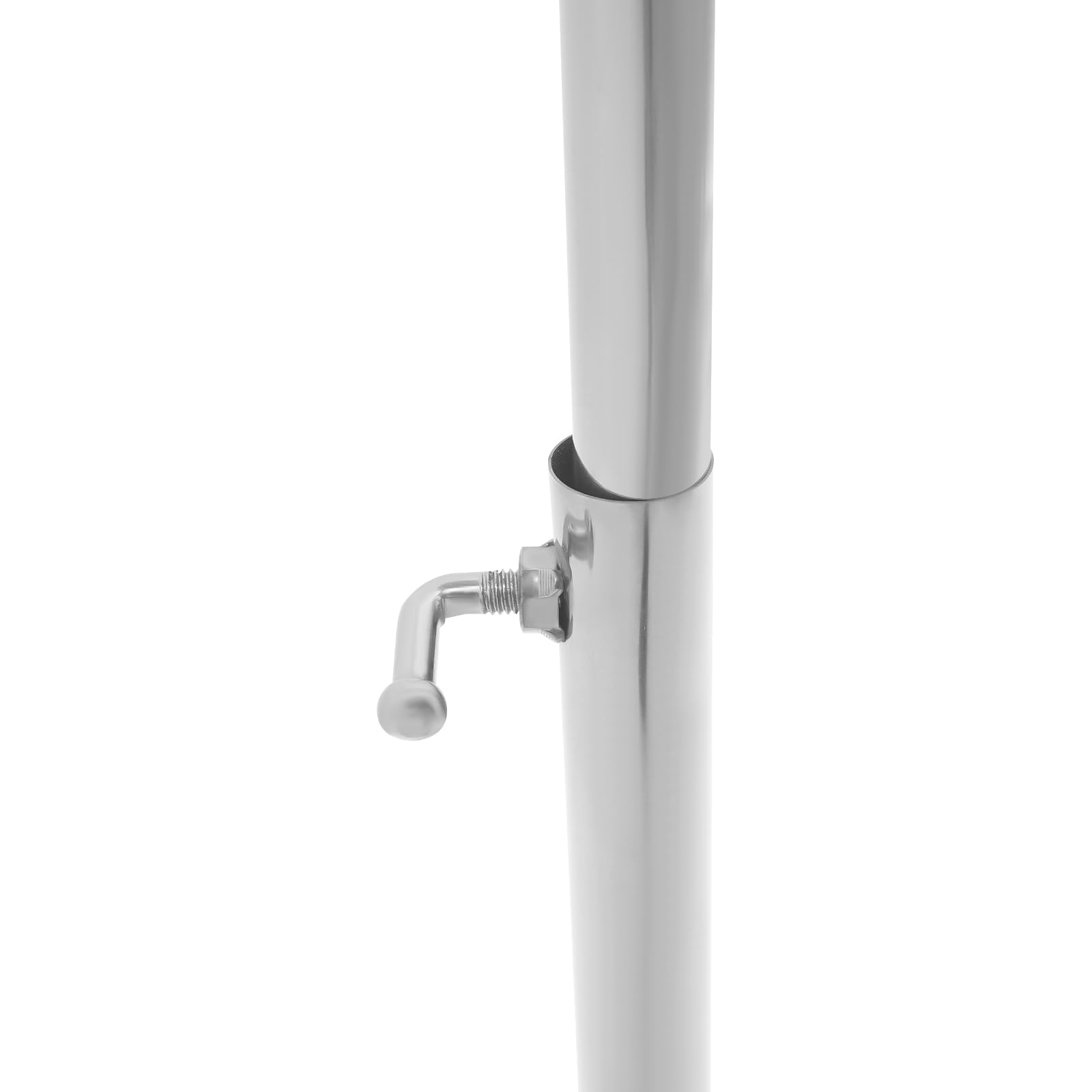 Manichino da cucito da uomo articolato, busto maschile su treppiede, busto e testa rivestiti in lino, altezza regolabile 135-193 cm, per negozio di abbigliamento e negozio (argento)