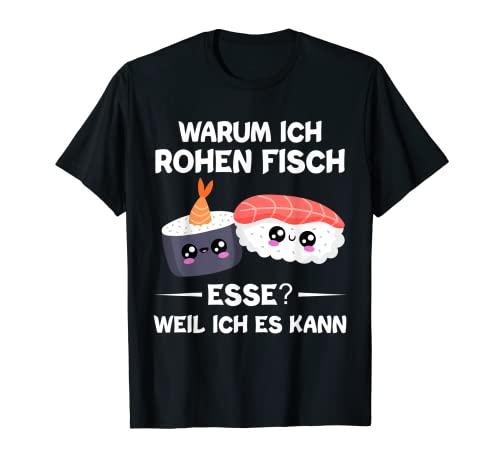 Sushi Gift for Kawaii Women Children Wasabi Salmon Food T-Shirt