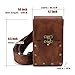 Renaissance Costum Women Belt Pouch Coin Purse Leather Medieval Festival Costume Halloween Cosplay Accessories Fanny Pack Waist Bag (Gear)