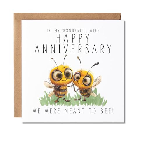Maise & Rose Wife Anniversary Card We Were Ment To Bee 173