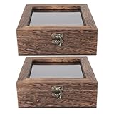 Résistant à la poussière : la conception étanche à la poussière de la boîte permet de garder vos spécimens de propres et bien conservés. vitrine pour spécimens, cadre photo pour spécimens