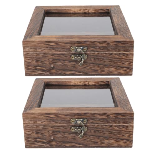 Boîte à Spécimens Rétro en Bois pour protéger vos collections de l'humidité et de la poussière