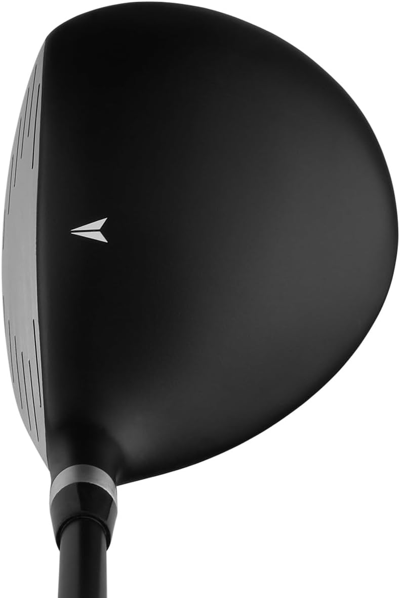 Powerbilt TPS Blackout Max Fairway Woods, 3/5/7 Men's Right Handed Regular Flex Black/Red