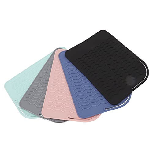 Set de 5 Tapetes de Silicona para Plancha y Rizador miniatura 4