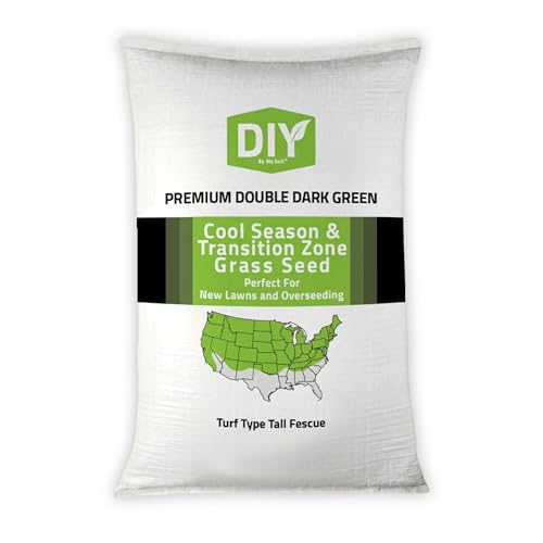My Soil DIY Premium Double Dark Green Cool Season & Transition Zone Grass Seed (TTTF) (45 LB)