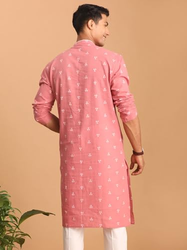Image of Shvaas By Vastramay Men's Green Cotton Kurta