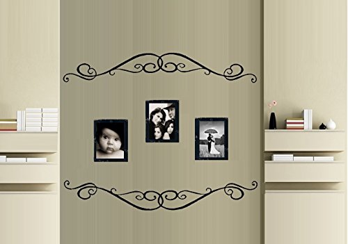 Scroll Border #639 ~ Wall Or Glass Decal Qty 2-6" X 39" Each #TOP9