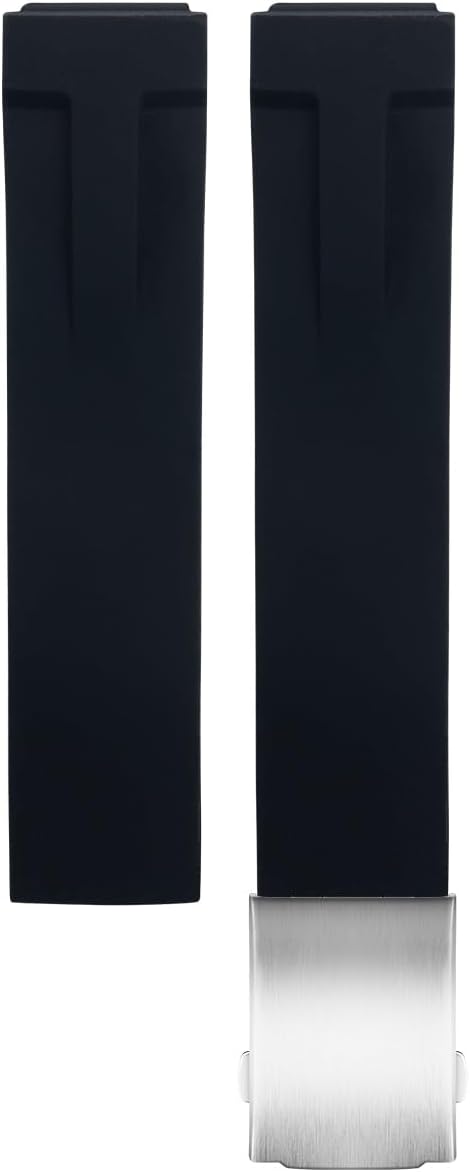Para Tissot Strap T048.417 Correa de reloj T-Race T-Sports Correas de reloj Pulsera Impermeable de goma suave 21 mm 20 mm Correas de reloj de silicona suave deportivas