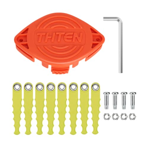 Image of THTEN AF-100 Replacement Head Blade Fit for Black+Decker GH600 GH900 LST220 | Compatible with Black Decker GH610,GH912,ST6600,ST7000,ST7700,NST1118,NST2118,LST300,LST400,LST420 Edger Grass Trimmers 18PK