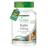 Fairvital | Rutine 500mg - Extrait de Sophora japonica (contient 95% rutine) 90 gélules V...