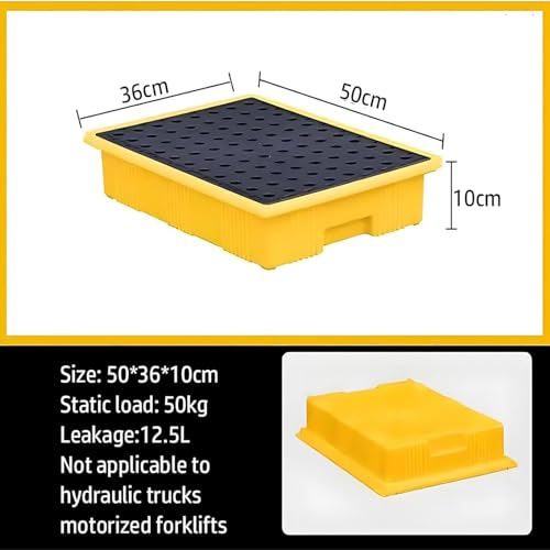 Palette de rétention des déversements robuste et modulable plastique - 3