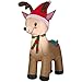 Airblown Christmas Holiday Blow Up Decoration Inflatable Reindeer 3.5 Feet (1)