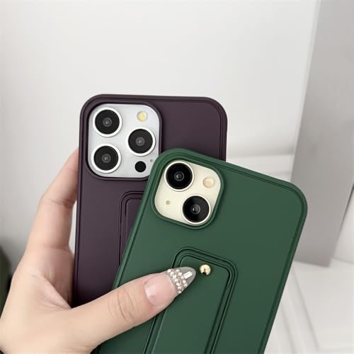 Coque iPhone XS Max avec anneau support magnétique vert pure