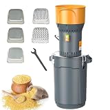 【HIGIÉNICO Y A PRUEBA DE POLVO】A diferencia de los molinillos comunes, este molinillo eléctrico cuenta con una estructura de alimentación cerrada que evita la dispersión de polvo y la contaminación. Es fácil de limpiar y perfecto para procesar todo tipo de granos secos, especias, condimentos, arroz, maíz, trigo y pimienta