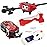 Bey Battle Burst Gyro Blade Toy Set Gift with Portable Box 12 Spinning Tops 2 Two-Way Launcher Metal Fusion Attack Top Battling Game Gift for Boys Children Kids