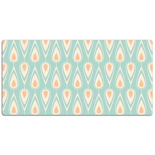 Couverture de bureau en vinyle de qualité supérieure bords arrondis 120x60