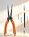 pullther fishing Fishing Pliers,Carbon Steel with Corrosion Resistant Coated Fishing Tools,Multitool for Saltwater