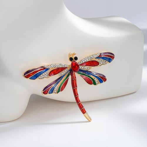 Image of Fashion Dragonfly Booch Pin Jewelry Gift for Women