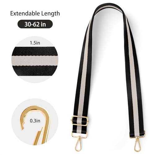 Image of Purse Straps Replacement Crossbody Straps for Purses,Wide Shoulder Strap for Bags Extender Guitar Straps for Handbags
