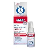 SOS Anti-Transpirant INTENSE 25 ml – Intensive Nachtkur gegen starkes Schwitzen – mit 20% Aluminiumchlorid zur nachhaltigen Schweißreduktion – antibakterielle & desinfizierende Wirkung
