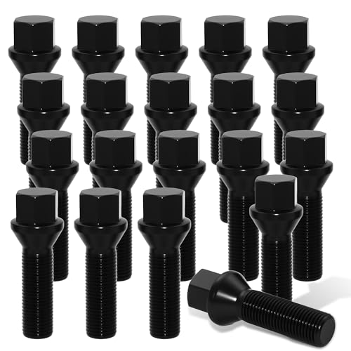 M14x1.5 Extended Lug Bolts, 40mm Shank, 60° Conical Seat for BMW, 20PCS