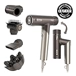Shark SpeedStyle Pro Flex Professional Performance High-Velocity Hair Dryer System with Scalp Shield & IQ Speed Styling and Drying Suite, Lightweight, Ionic, No Heat Damage, Mocha Silver, HD542 - Image 2