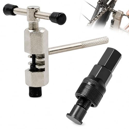 CZAYEFNH Extractor Bielas Bicicleta, 2 Piezas Extractor de Manivela,Tronchacadenas Bicicleta, Herramienta Portátil de Extracción de la Rueda Giratoria ，pour Bicicletas
