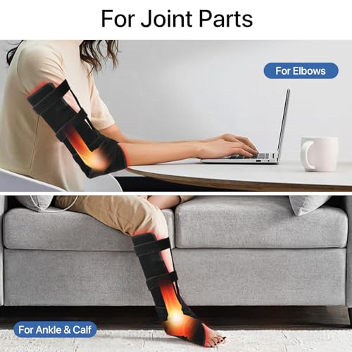 ZIROCTD Red Light Therapy for Foot & Ankle, 660nm Red & 850nm Infrared Light Therapy Device with Timer & Brightness Control for Plantar Fasciitis, Heel Spurs, Calf & Joint Relief — view 5