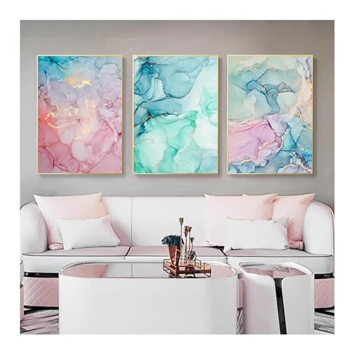 Art mural abstrait pour habiller un mur vide et illuminer votre couloir