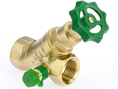 Freistromventil, 1 1/4" (DN32) mit steigender Spindel, mit Entleerung, ohne Dämmbox