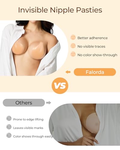 Image of Nipple Covers for Women Pasties Nipple Covers With Lift Breast Bra