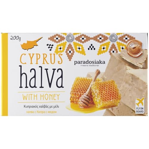 1 Halva Chipre con miel Paradosiaka - La rica confección de sésamo es un dulce básico - 1 x 200 g
