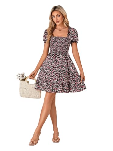 Image of Rooscier Women's Summer Boho Mini Dress