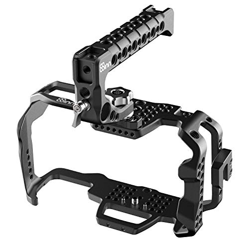 BMPCC 4K Cage Blackmagic Pocket Cinema Camera 4K + Top Handle Scorpio Alu nero