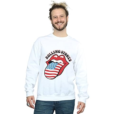 Rolling Stones American Flag Sweatshirt X-Large Cover