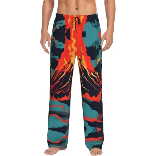 Pantalon de pyjama large volcano XXL noir pour éliminer l'inconfort la nuit