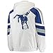 Starter Men's White/Gray Indianapolis Colts Thursday Night Lights Half-Snap Hoodie Jacket