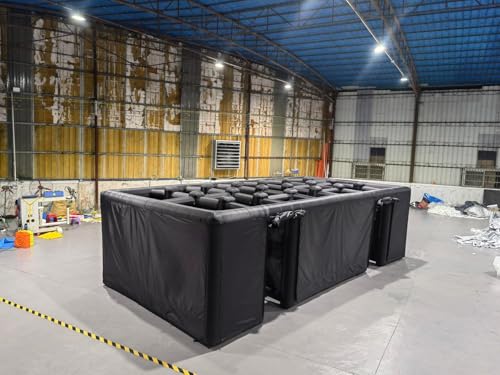 Fun Maze Bouncy Castle Large Inflatable Halloween Haunted Maze for Outdoor Toys (23.6x11.8x6.6ft with Blower) - Image 4