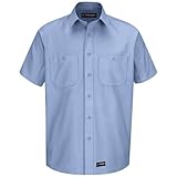 Wrangler Workwear Men's Short Sleeve Work Shirt